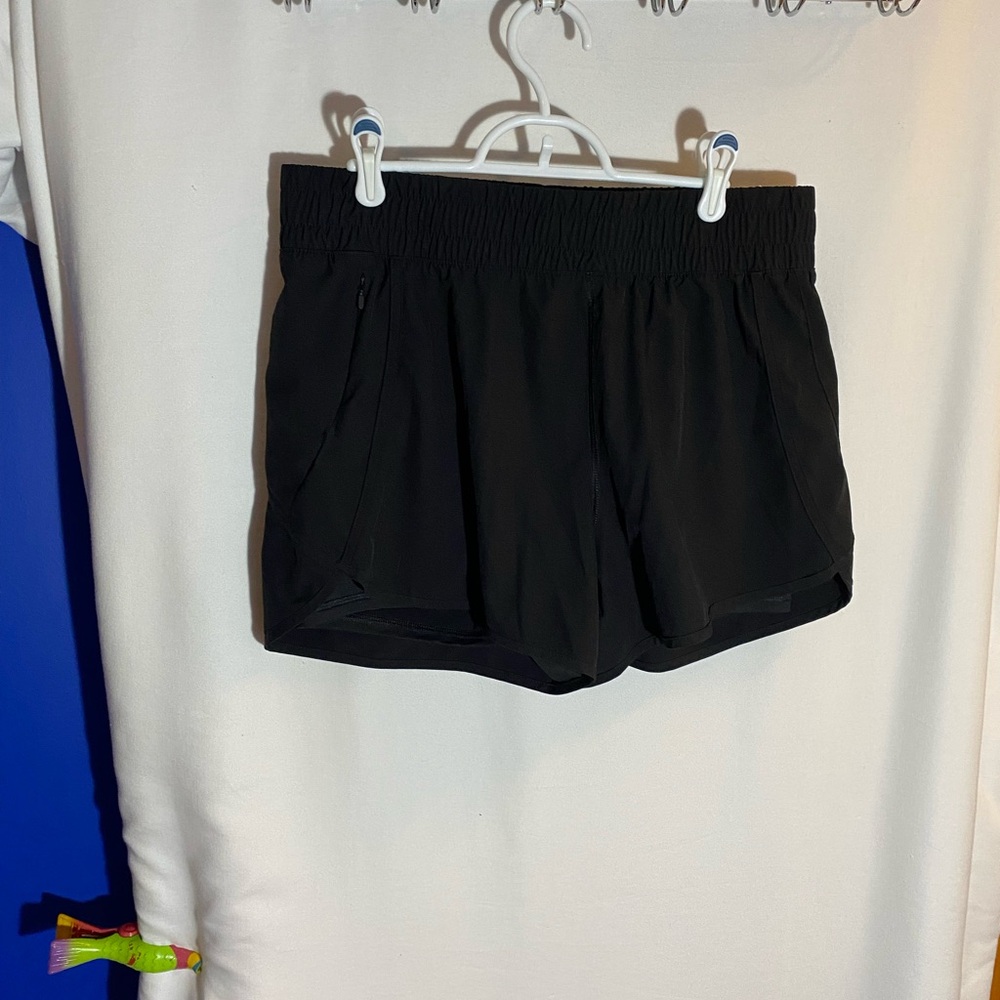 Avia Black Athletic Shorts Lightweight Elastic Waist, Size Large NWOT